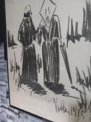 Quadro a carboncino