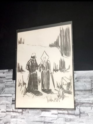 Quadro a carboncino