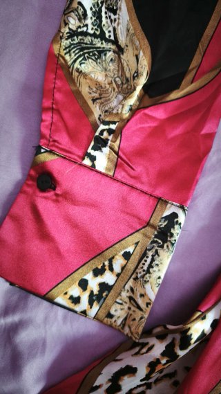 Vestido estampado multicolor