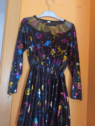 Disfraz Bruja Talla 4-5 con Sombrero