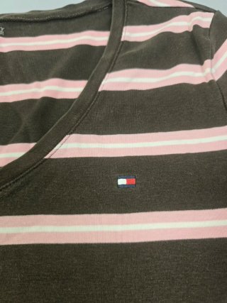 Camiseta Tommy Hilfiger Rayas Mujer Talla M