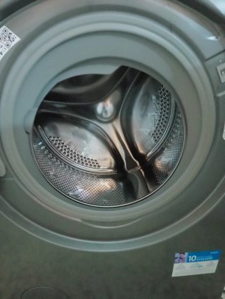 Lavadora Candy 8kg 1400 RPM Inox