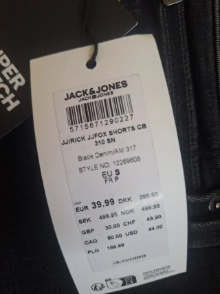 Pantalones cortos Jack&Jones Talla S