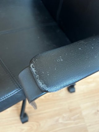Silla de oficina IKEA RENBERGET negra (USADA)