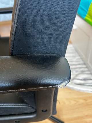 Silla de oficina IKEA RENBERGET negra (USADA)