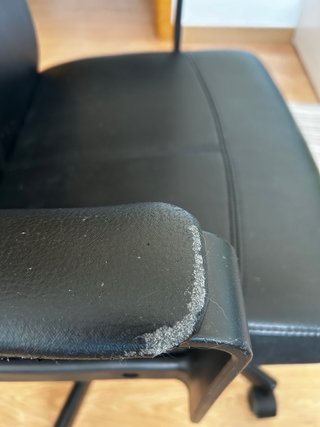 Silla de oficina IKEA RENBERGET negra (USADA)