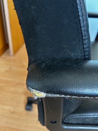 Silla de oficina IKEA RENBERGET negra (USADA)