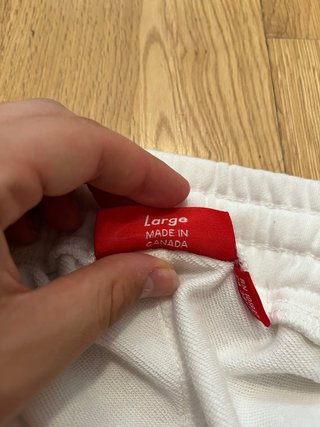 Supreme Small Box Sweatshort Blanco Talla XL