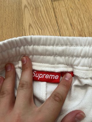 Supreme Small Box Sweatshort Blanco Talla XL