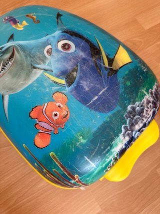 Maleta infantil azul y amarilla Nemo