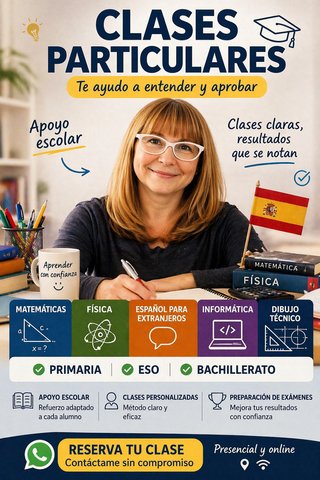 clases particulares de apoyo y refuerzo