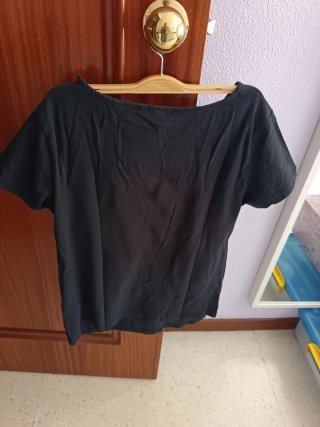 Camiseta Lactancia Negra Talla  L