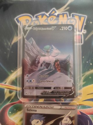 Calyrex Glacial V y Selena Cartas Pokémon