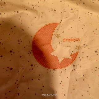Edredón cuna 60x120 cm estrellas y luna a estrenar