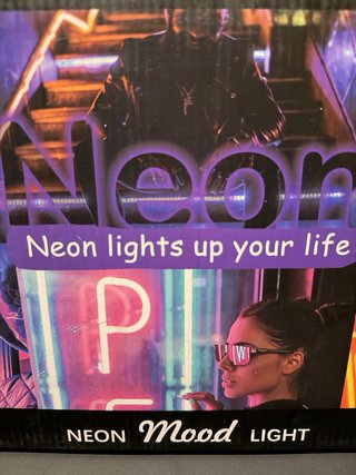 Neón Good Vibes Only Rojo y Blanco