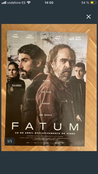 Póster de cine FATUM