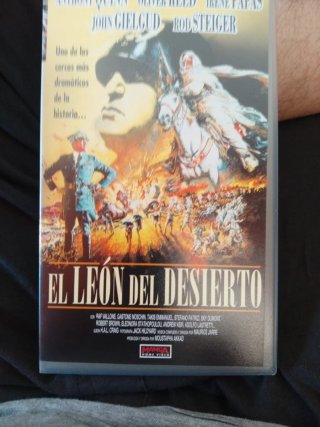 Cinta VHS El León del Desierto