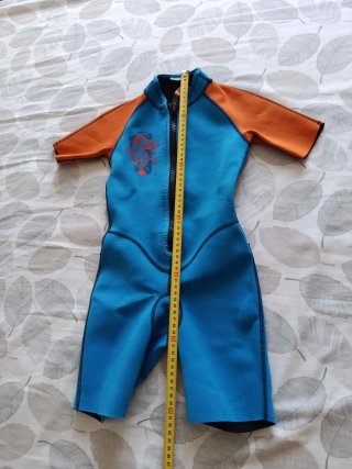 Neopreno infantil azul y naranja