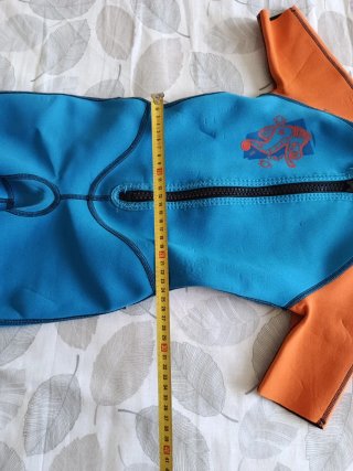 Neopreno infantil azul y naranja