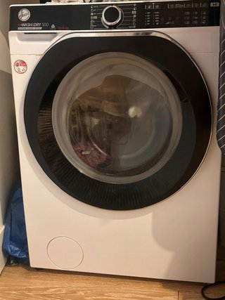 Lavadora Secadora Hoover Blanca con WiFi