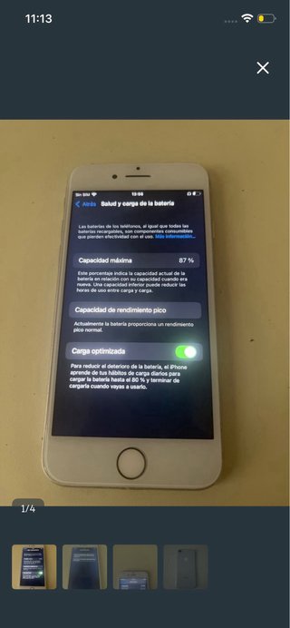 iPhone 8 Blanco 87% Salud Batería