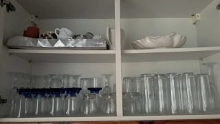 Surtido de menaje de cocina metálico