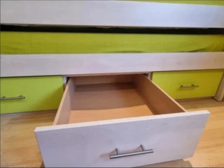 Cama nido con cajones madera
