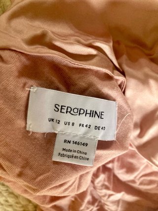 Vestido Seraphine premamá fiesta rosa