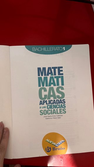 Matemáticas aplicadas a las ciencias sociales, ...