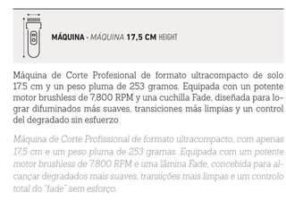 Máquina Corte JRL 3000C D-F Azul Fade Blade