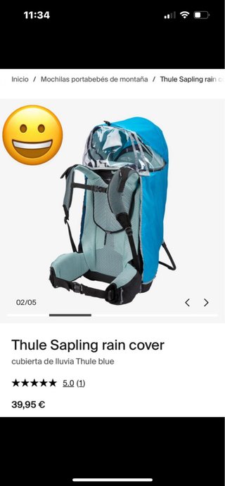 Mochila Portabebés Thule Sapling Elite