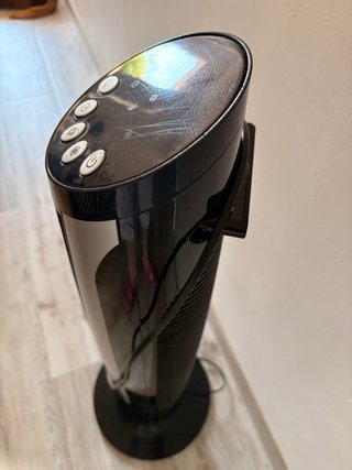 Ventilador de pie Aigostar Negro/Plata