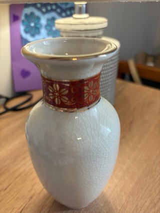 Vaso giapponese Satsuma multicolore