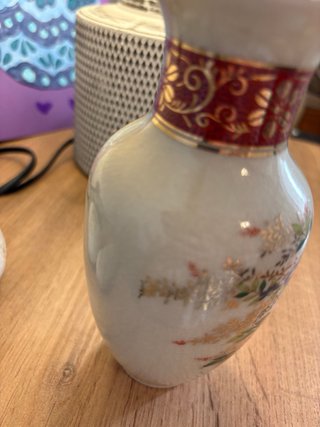 Vaso giapponese Satsuma multicolore