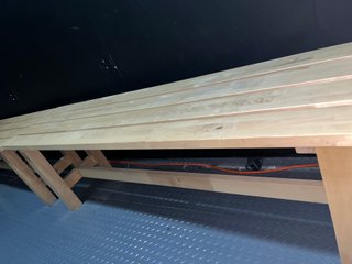 Banco madera pino natural 160x45 cm