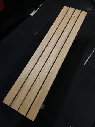 Banco madera pino natural 160x45 cm