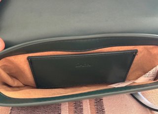 Borsa Zara a tracolla verde