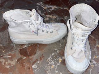 Zapatillas Superga Blancas Beige