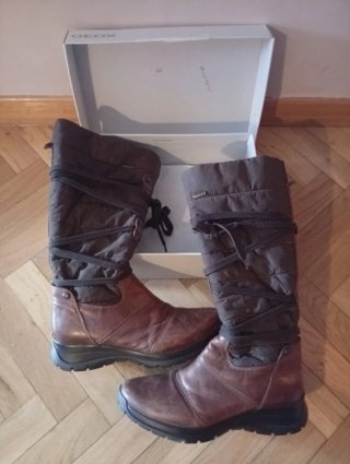 Botas Geox Piel Marrón Talla 37