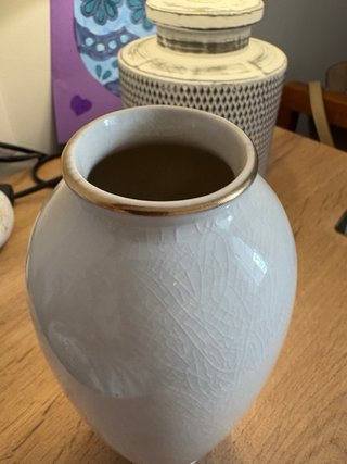 Vaso giapponese Satsuma con pavone