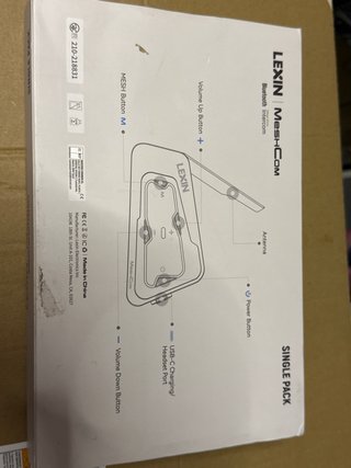Lexin MeshCom 3.0 Auricular Moto Bluetooth 5.0