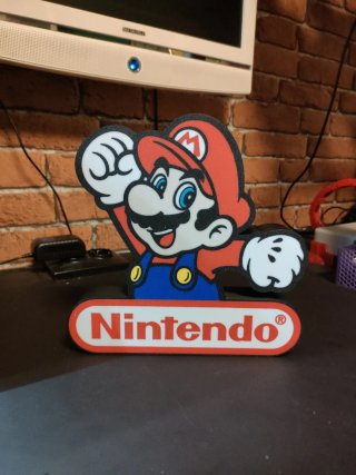 Lámpara LED Mario Bros Nintendo Retro
