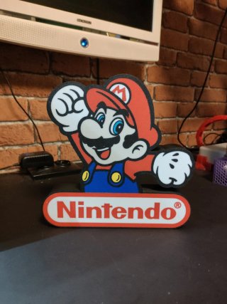 Lámpara LED Mario Bros Nintendo Retro