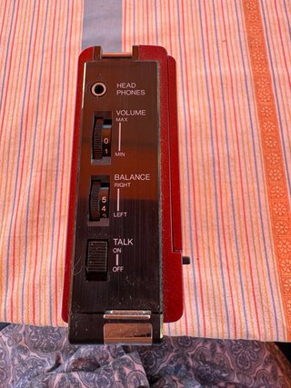 Reproductor Cassette Sanyo Estéreo Rojo