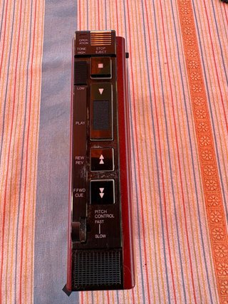 Reproductor Cassette Sanyo Estéreo Rojo