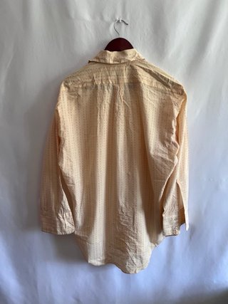 Camisa Beige Rayas Rosas