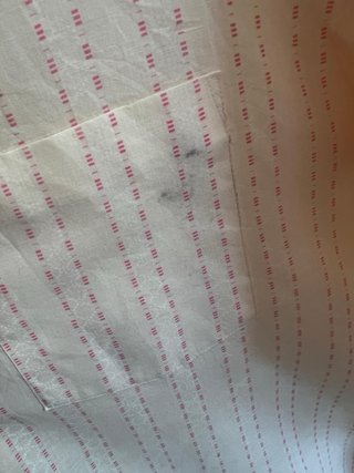 Camisa Beige Rayas Rosas