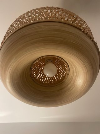 Lámpara de techo bambú Ikea Misterhult