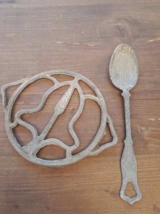 Set 2 Pz Peltro Vintage