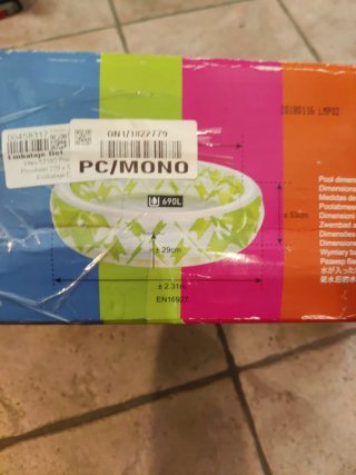 Piscina Hinchable Intex Verde y Blanca